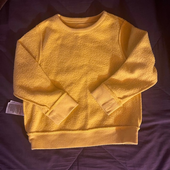 Baby Gap Yellow Crew Neck Sweatshirt Size 4T - Picture 3 of 4